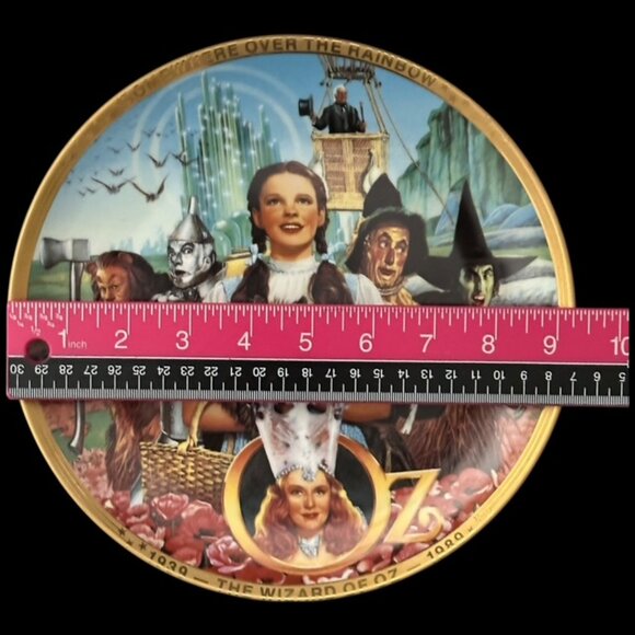 Wizard of Oz 50th Year Commemorative Collectible Plate, 1 Plate Numbered - Picture 6 of 7